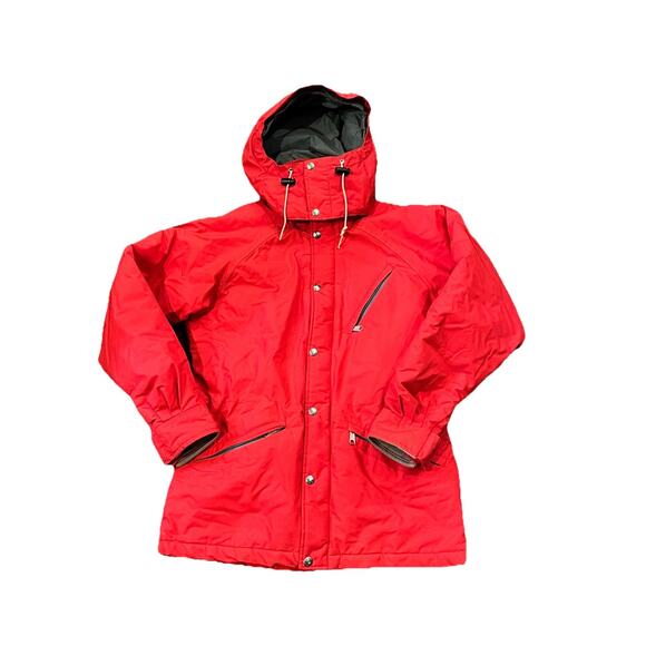 VTG The North Face Women’s Small Red Vintage Gore Tex Coat Brown Label USA Made - Picture 1 of 14